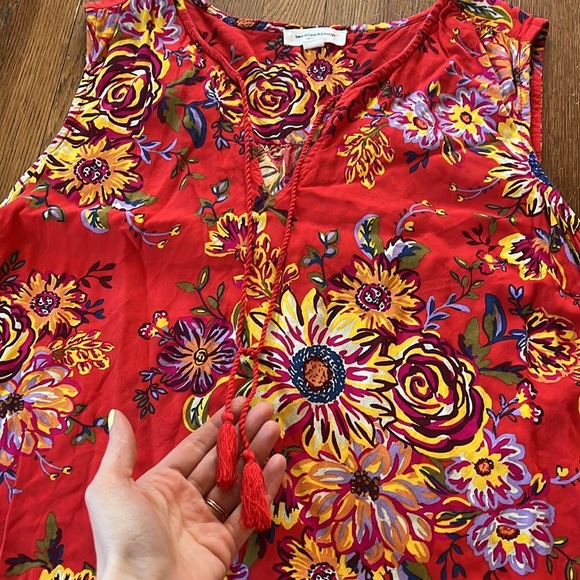 Beachlunchlounge Viscose Floral Print Dress - Picture 2 of 5
